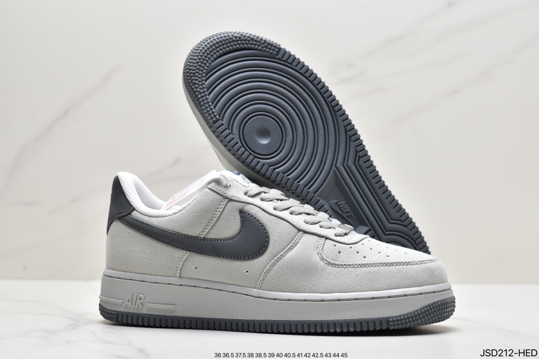 200 海外限量发售 NIke Air Force 1 ’07 蓝绿布面空军一号低帮休闲板鞋 DG2296-003