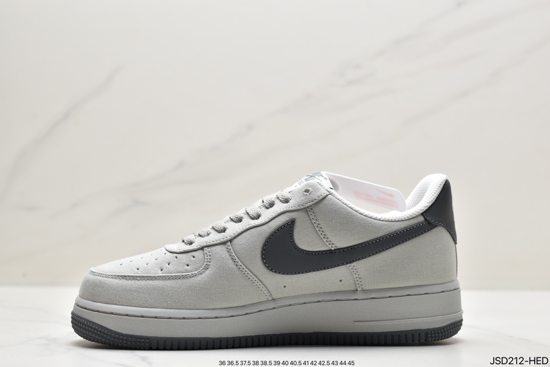 200 海外限量发售 NIke Air Force 1 ’07 蓝绿布面空军一号低帮休闲板鞋 DG2296-003