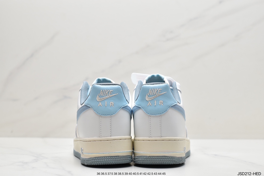 200  耐克Nike Air Force1 空军一号 白蓝 低帮休闲板鞋 CW3388