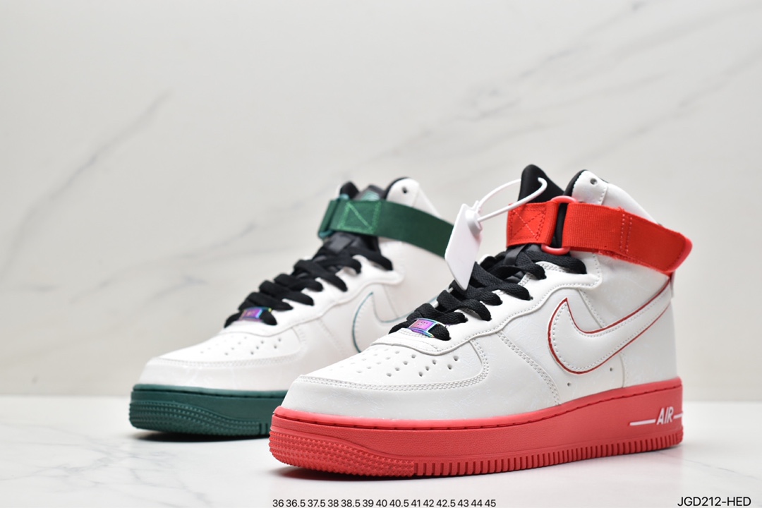 180 Air Force 1 High LE “China Hoop Dreams” 3M反光 红绿鸳鸯  CK4581-110