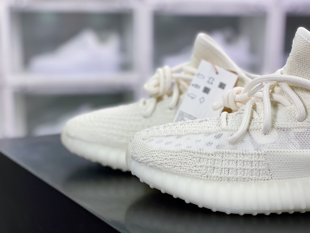 Kanye West x Yeezy Boost 350 V2 ”Pure Oat” Versatile Light Popcorn ”Pure White 2.0 Ice Cream” HQ6316