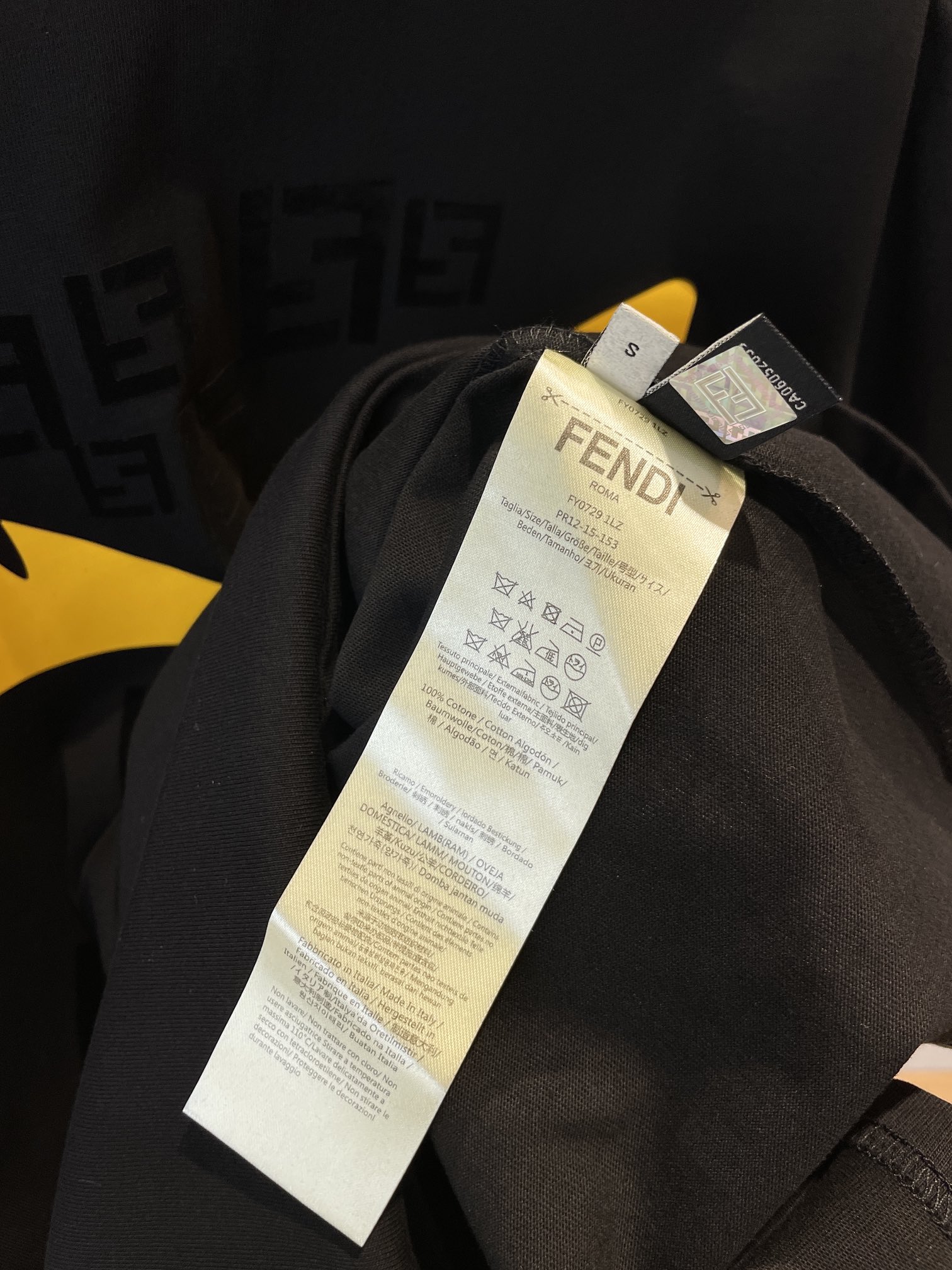Fendi 22SS🖤经典款 升级版2.0 芬迪怪兽眼睛T恤