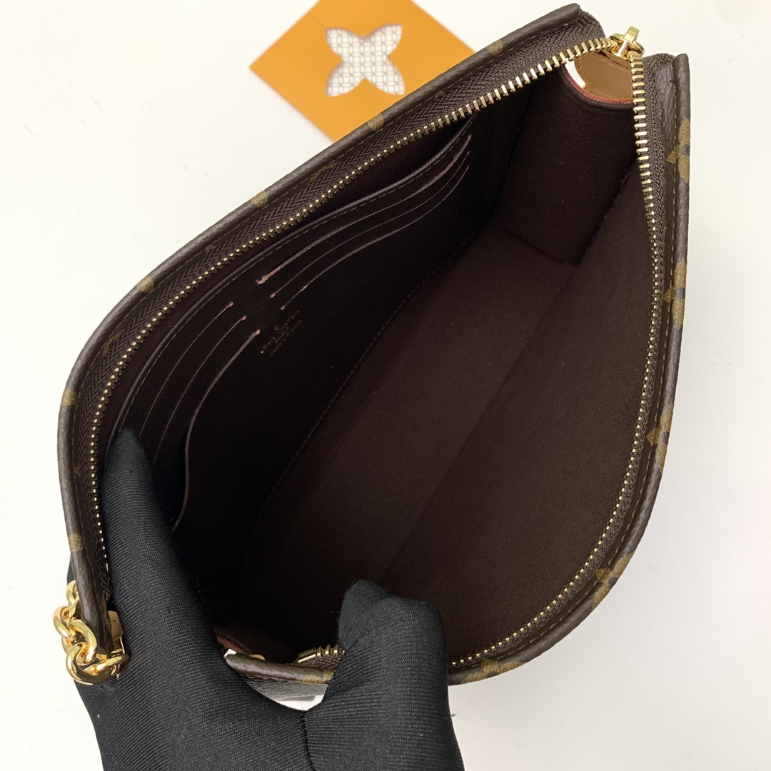 顶级】M81412👏👏Toiletry Pouch On Chain 手袋以创作于 1901 年、可作手拿包的 Monogram T 2