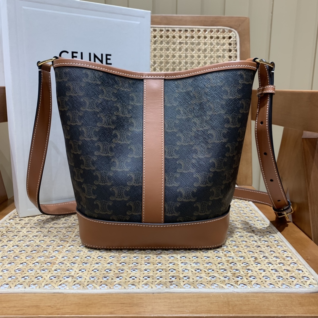 CELINE SMALL BUCKET BAG 191442老花