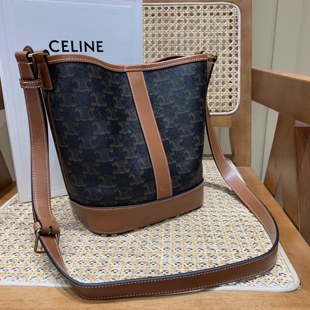 CELINE SMALL BUCKET BAG 191442老花