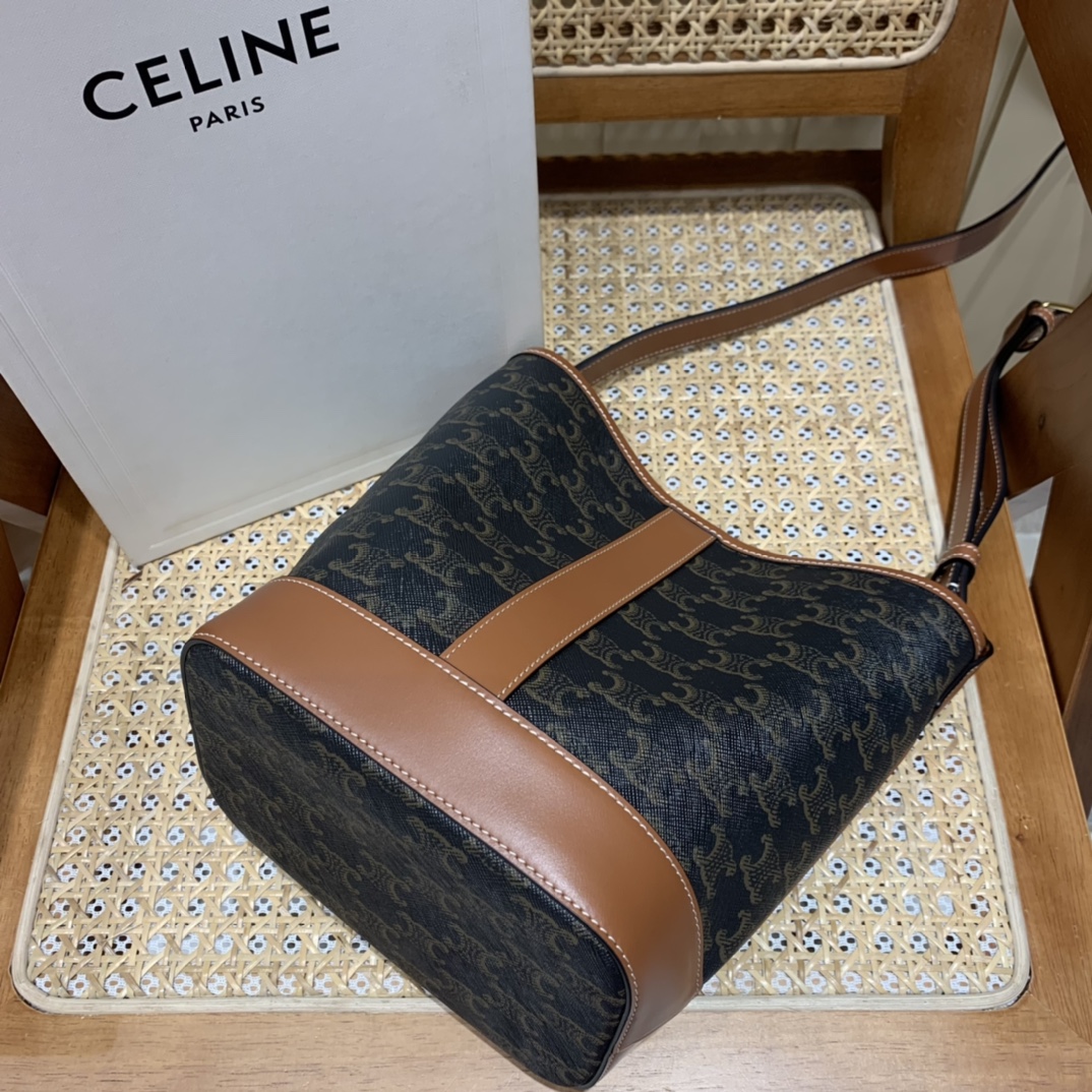 CELINE SMALL BUCKET BAG 191442老花