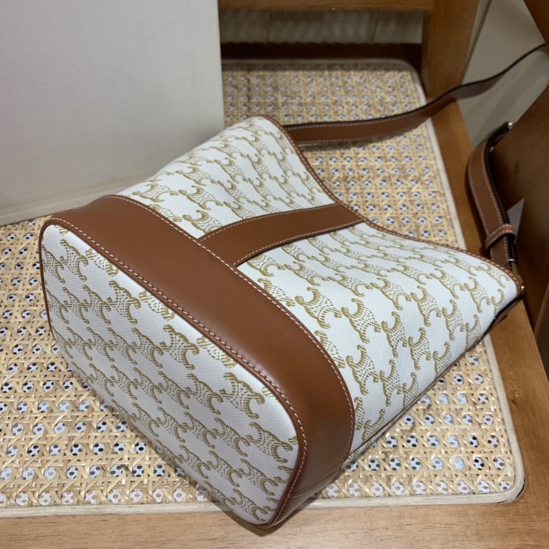 CELINE SMALL BUCKET BAG 191442白花