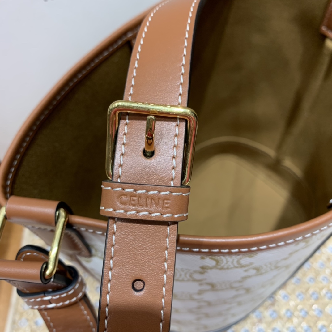 CELINE SMALL BUCKET BAG 191442白花