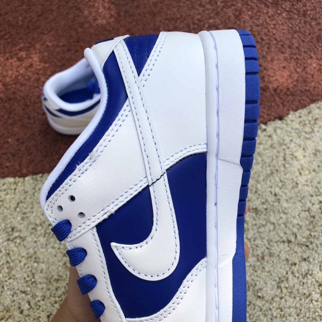 Dunk赛车蓝low Nike Dunk Low Retro 白蓝 赛车蓝 复古低帮休闲滑板鞋DD1391-401