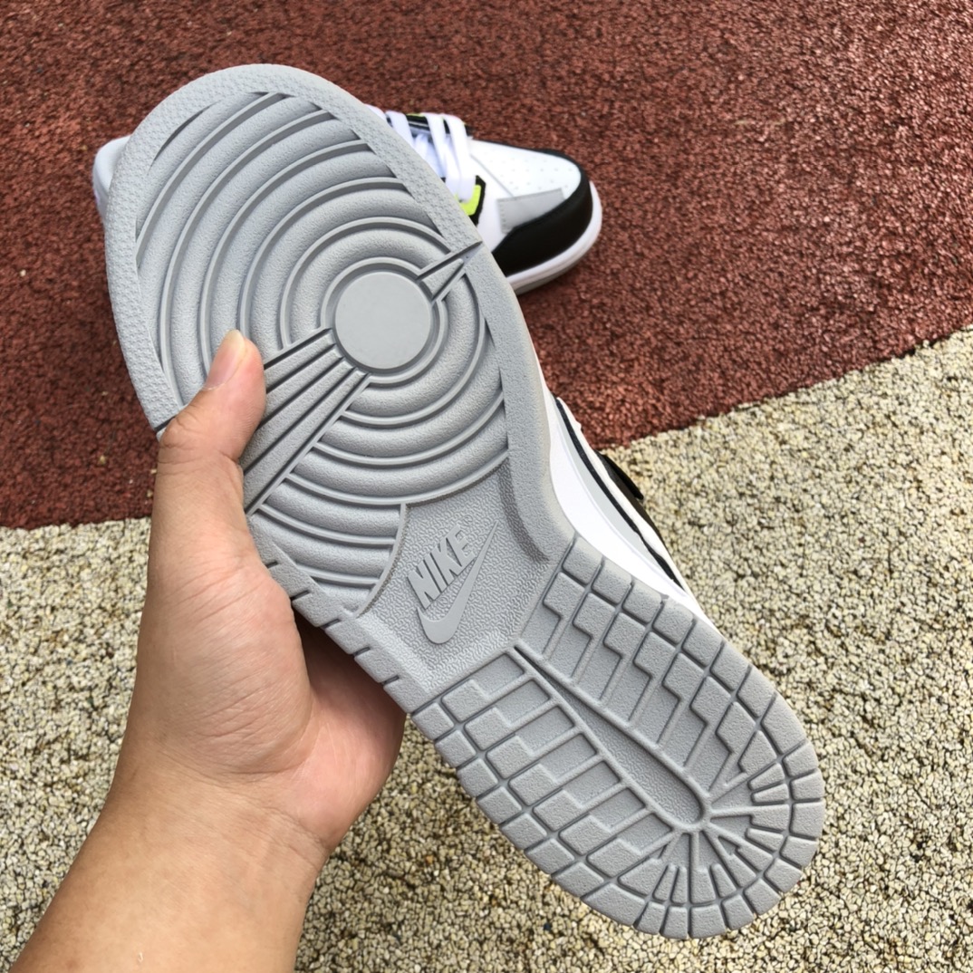 Dunk Scrap 黑白绿  Nike Dunk Scrap黑白绿 缝合怪休闲低帮板鞋 DC9723-001