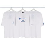 UK Sale
 Balenciaga Clothing T-Shirt White Printing Combed Cotton Short Sleeve