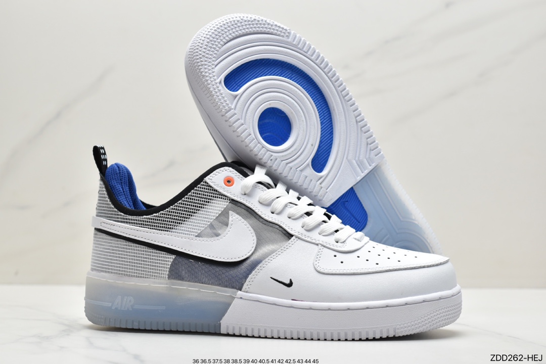 230  Nike Air Force 1 React 网纱白黄DH7615-100