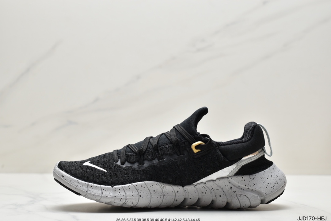 130 真标耐克Nike Free RN Flyknit 2018 赤足5.0二代轻跑鞋 CZ1891-300
