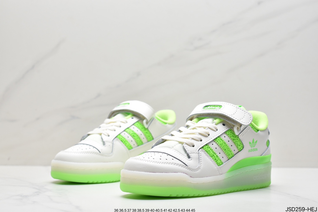 Adidas Forum 84 Low Clover Low State Classic Velcro Retro Sneakers FY8018