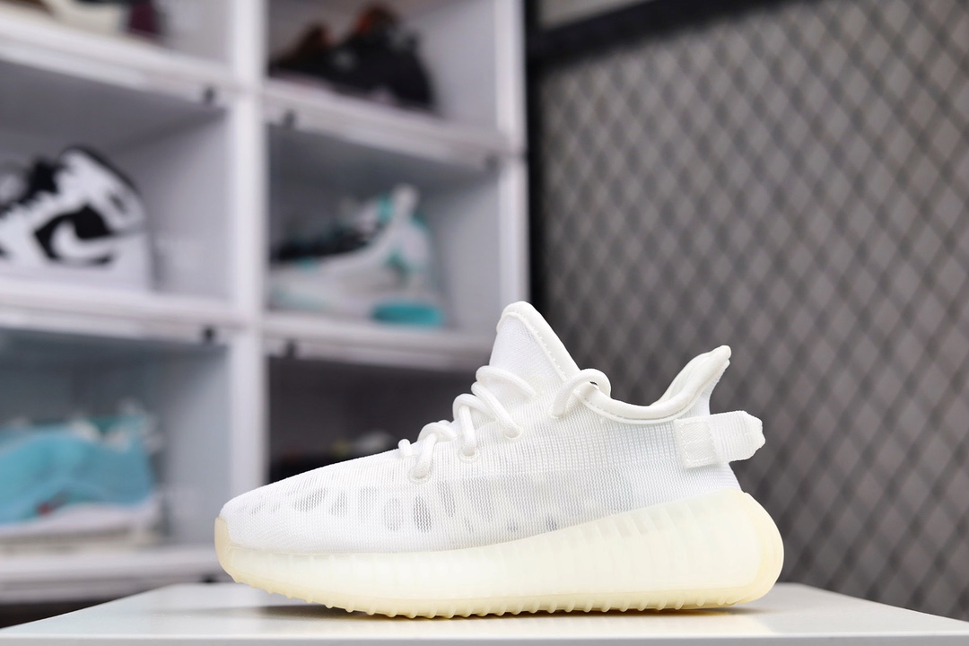 H0 （童鞋)阿迪Yeezy 350 V2 冰丝新配色 市面唯一独家完美鞋型多次校准 低趴姿态匹配辰元原厂织面 编织密度同原鞋 百宏原厂鞋带巴斯夫Boost原底 脚感回弹和公司货一模一样