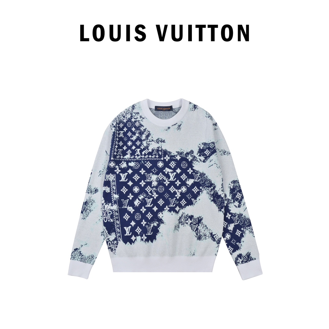 Louis Vuitton 路易威登1V 2022腰果花渲染毛衣