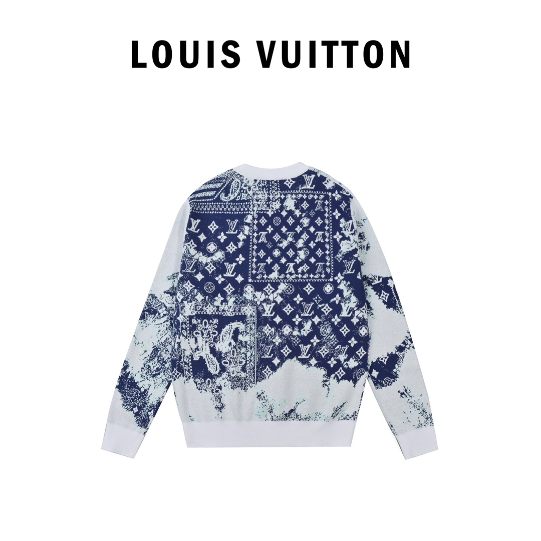 Louis Vuitton 路易威登1V 2022腰果花渲染毛衣