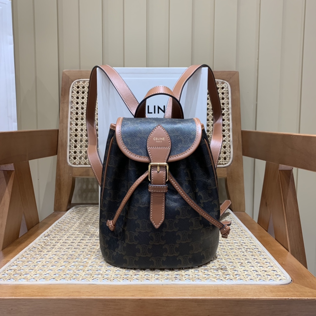 CELINE MINI BACKPACK FOLCO BAG 197662老花