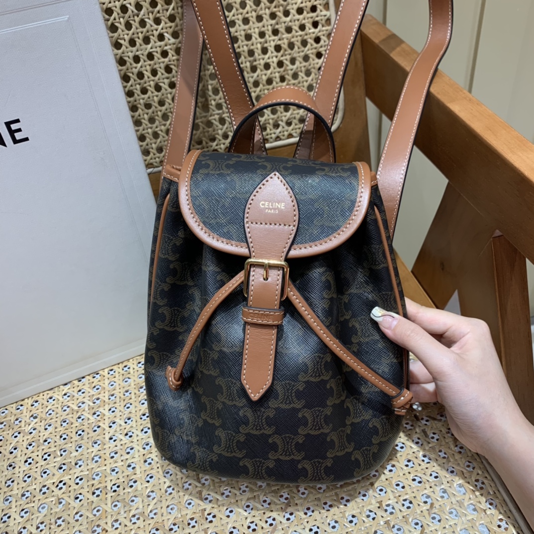 CELINE MINI BACKPACK FOLCO BAG 197662老花
