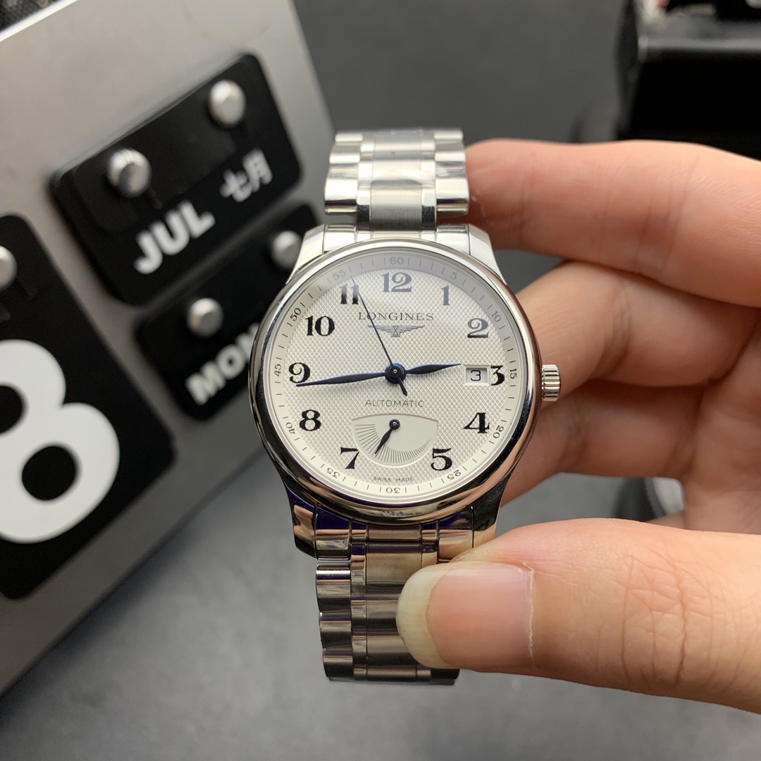 Envío de boca grande, tiro real de Longines
