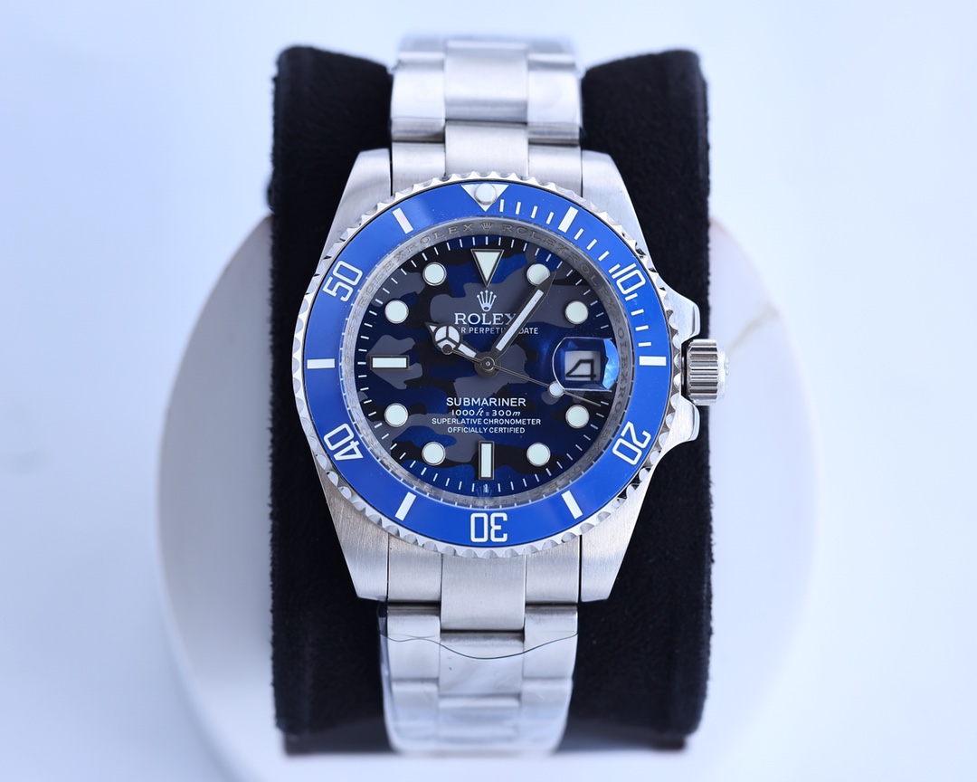 劳力士 Rolex -ROLEX精品男士腕表 全新迷彩水鬼来袭，尊贵大气，绅士风范，卓越品质，热卖全城。采用全自动机械机芯，顶级316精钢表壳，矿物质超强镜面，