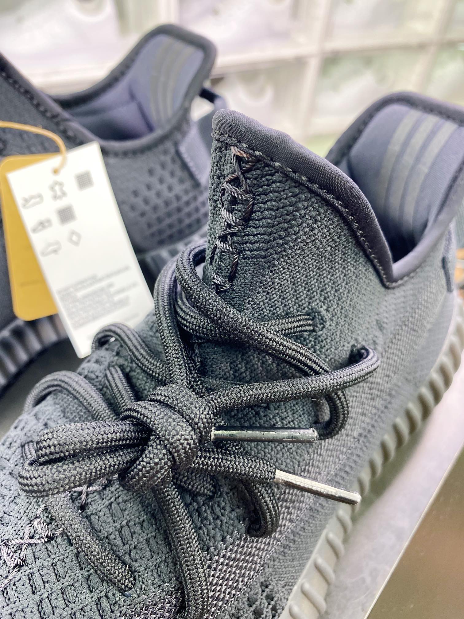 Kanye West x Yeezy Boost 350 V2 ”Pure Oat” all-match lightweight popcorn midsole casual sports jogging shoes ”New Black Samurai Cool Gray” HQ4540