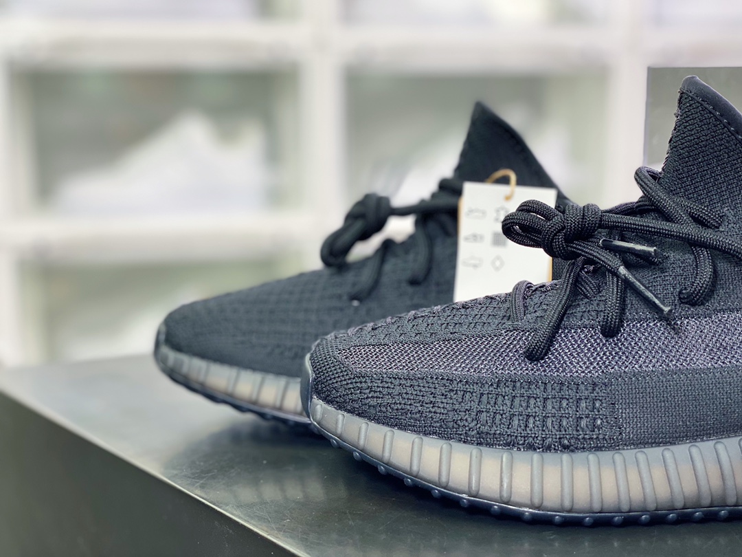 Kanye West x Yeezy Boost 350 V2 ”Pure Oat” all-match lightweight popcorn midsole casual sports jogging shoes ”New Black Samurai Cool Gray” HQ4540