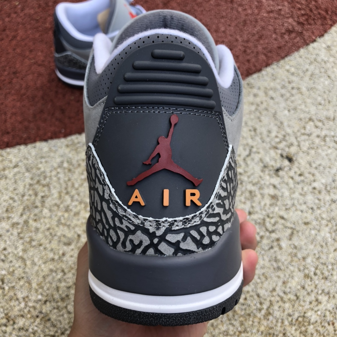 Air Jordan 3 Cool Grey AJ3酷灰 水泥灰篮球鞋CT8532-012