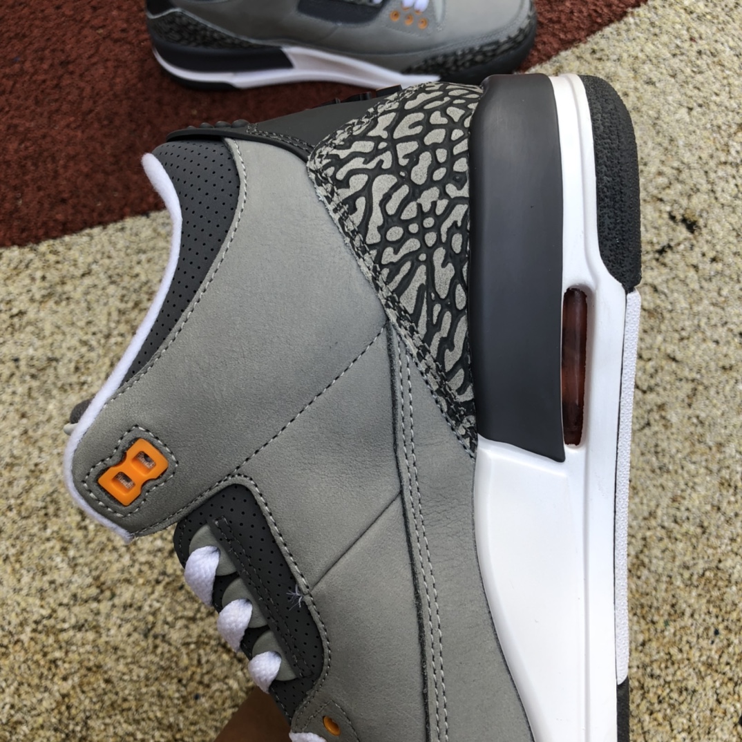 Air Jordan 3 Cool Grey AJ3酷灰 水泥灰篮球鞋CT8532-012