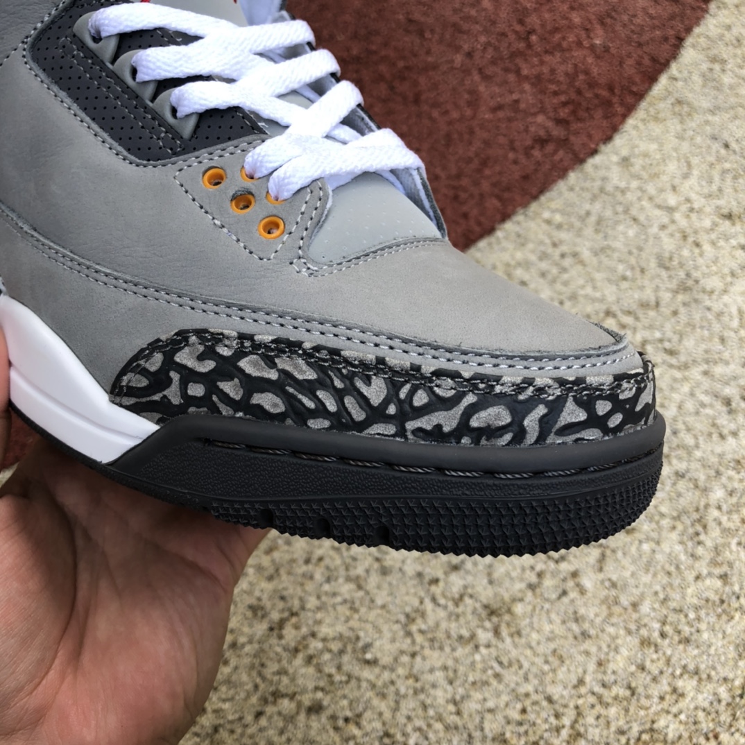 Air Jordan 3 Cool Grey AJ3酷灰 水泥灰篮球鞋CT8532-012