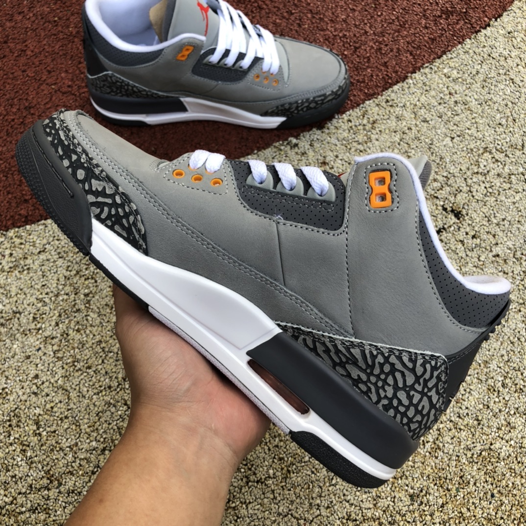 Air Jordan 3 Cool Grey AJ3酷灰 水泥灰篮球鞋CT8532-012