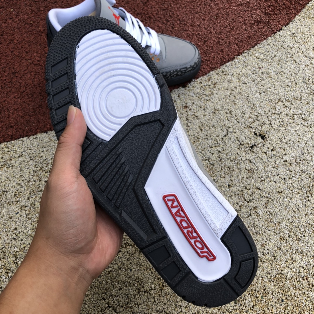 Air Jordan 3 Cool Grey AJ3酷灰 水泥灰篮球鞋CT8532-012