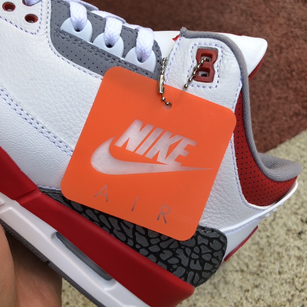 460  Air Jordan 3 ”Fire Red” 白红爆裂纹DN3707-160