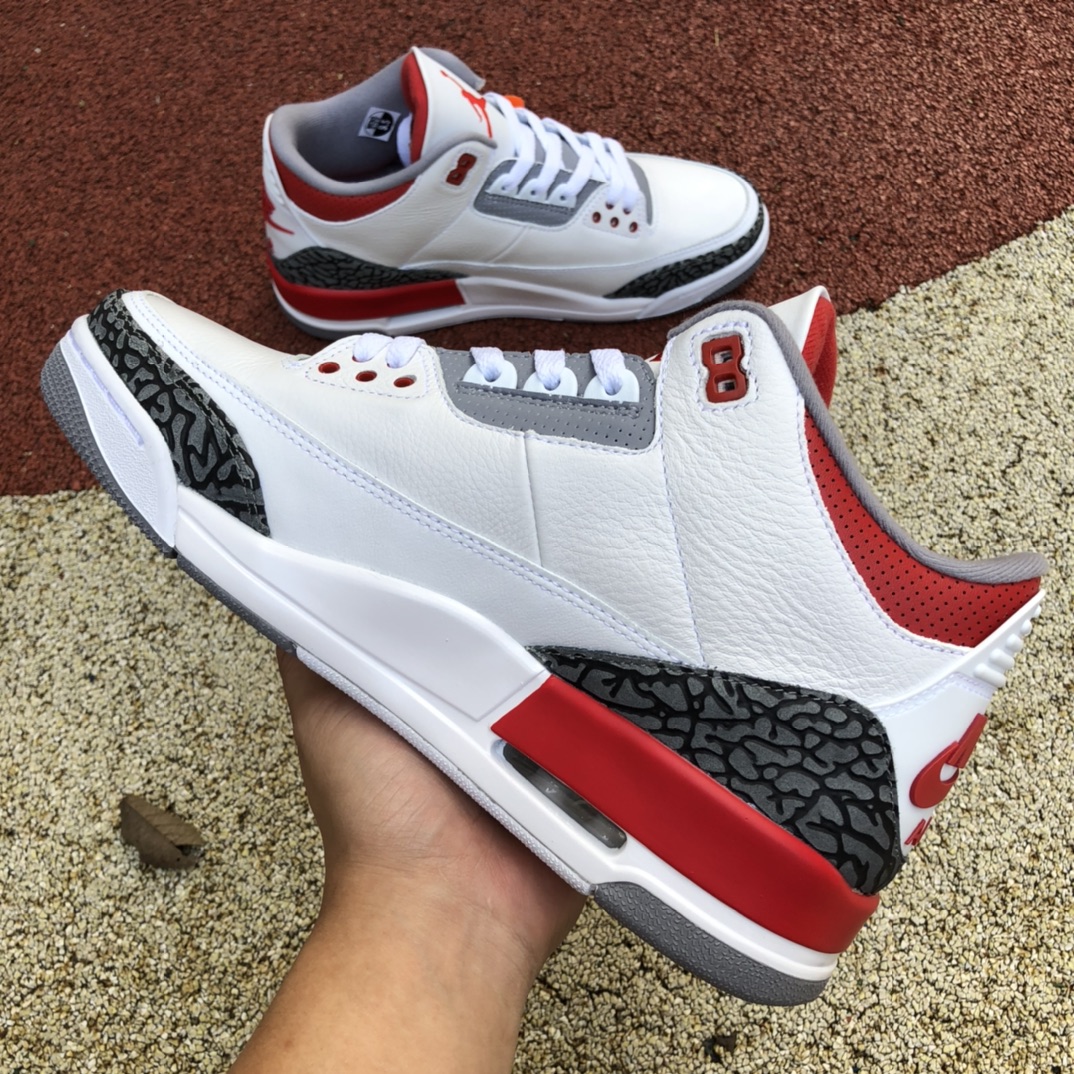 460  Air Jordan 3 ”Fire Red” 白红爆裂纹DN3707-160