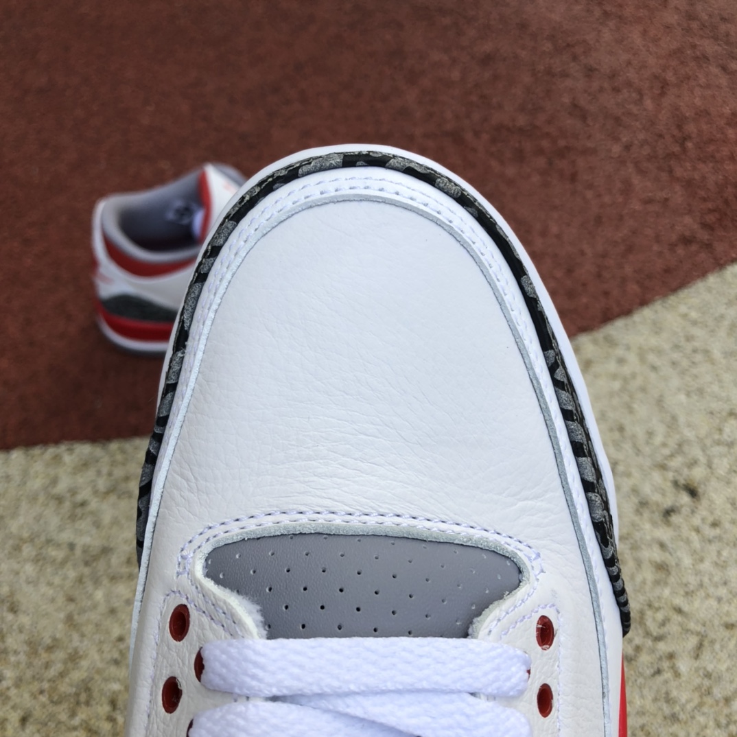 460  Air Jordan 3 ”Fire Red” 白红爆裂纹DN3707-160