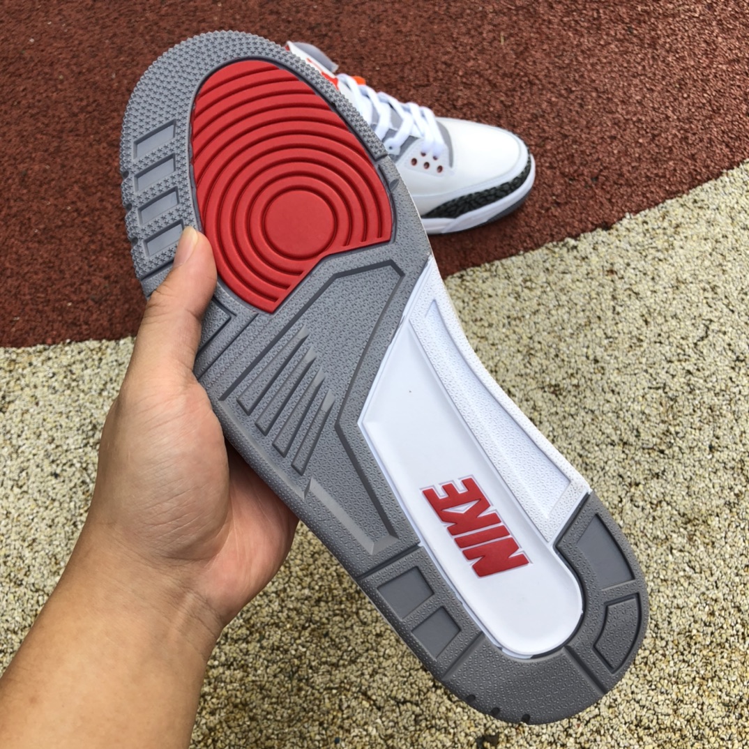 460  Air Jordan 3 ”Fire Red” 白红爆裂纹DN3707-160