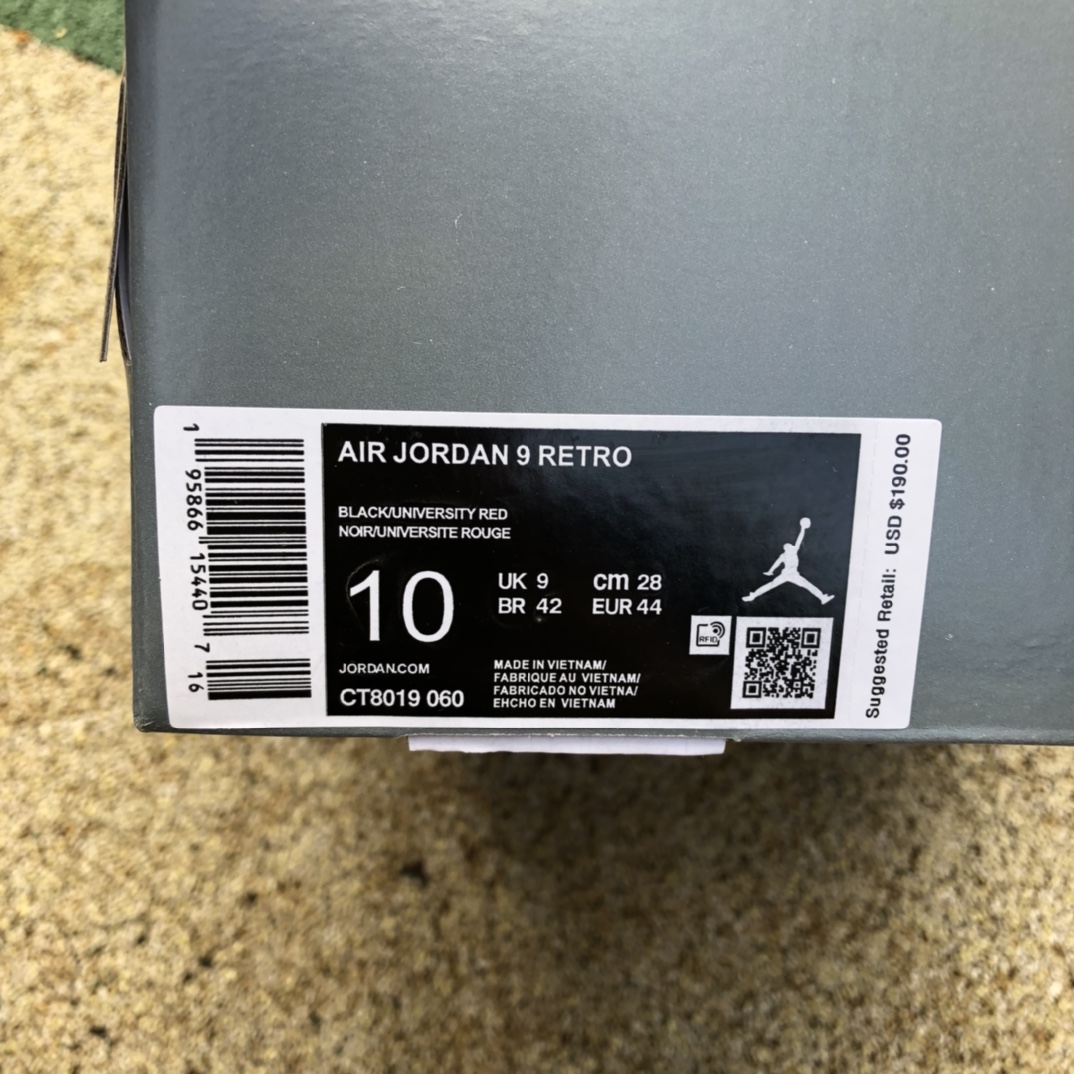 510 Air Jordan 9 Retro Particle Grey黑灰 AJ9乔9 篮球鞋CT8019-060