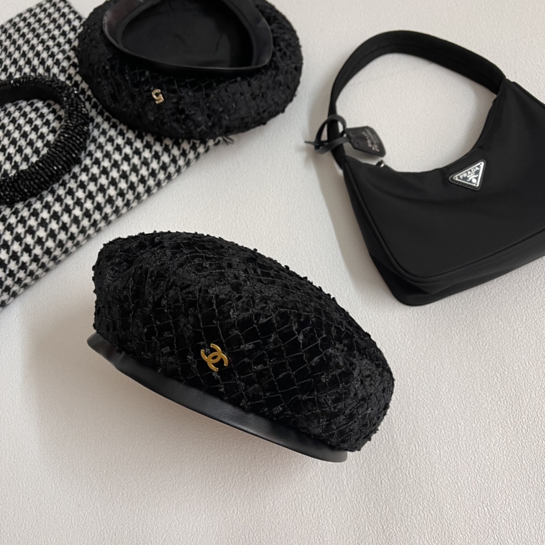 [Chanel Hats]Chanel Chanel replenishment single beret Explosive single combina