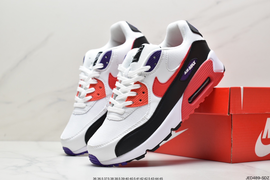 150 真标耐克NIKE AIR MAX 90 男女复古元年气垫缓震跑鞋