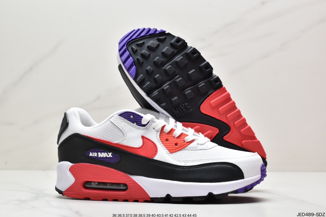 150 真标耐克NIKE AIR MAX 90 男女复古元年气垫缓震跑鞋