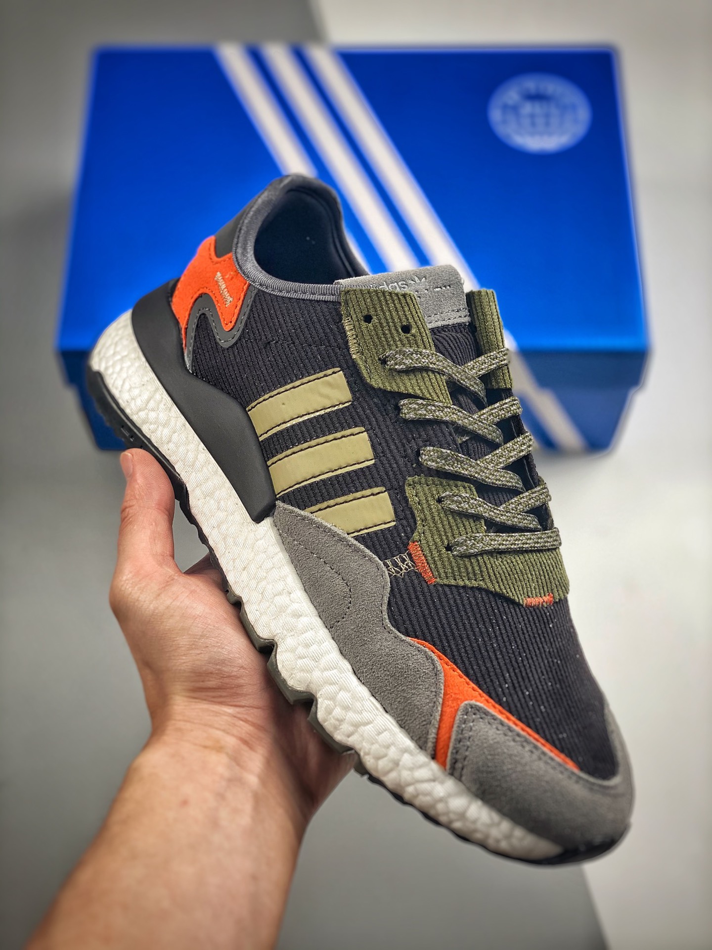 -2 AD Nite Jogger Boost negro rojo verde trébol colaboración corredor nocturno número de artículo: FZ1960 zapatillas de…