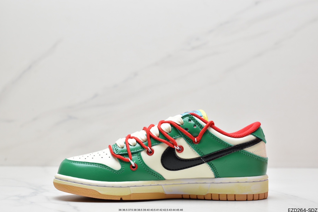 360 Futura x Nike Dunk Low SB联名 解构绑带滑板鞋DJ6188-100