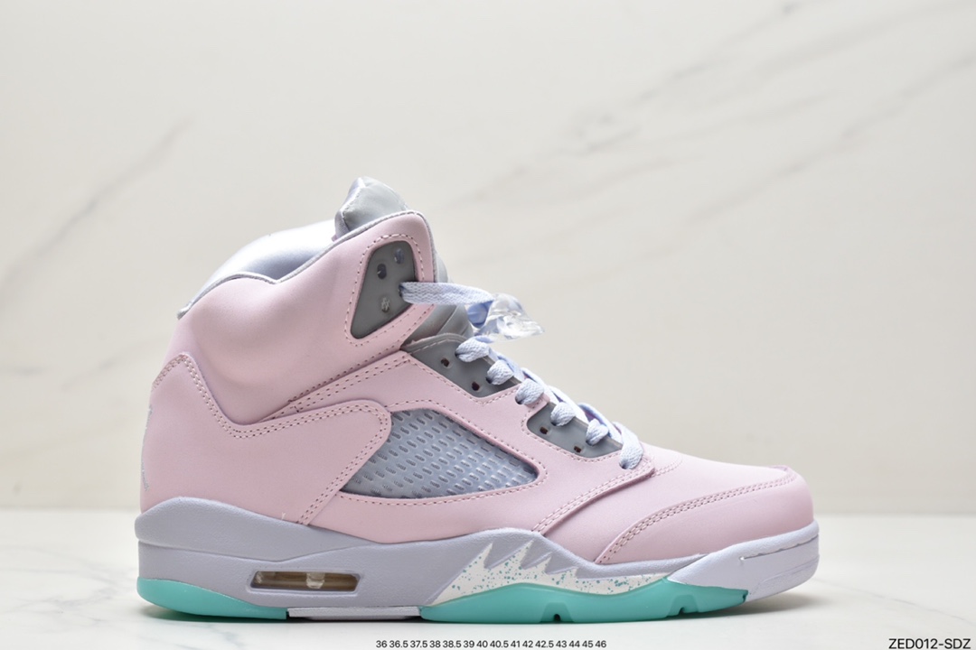 260 Air Jordan 5 ”Easter” 高帮 粉绿复活节 AJ5 乔丹5代 DV0562-600
