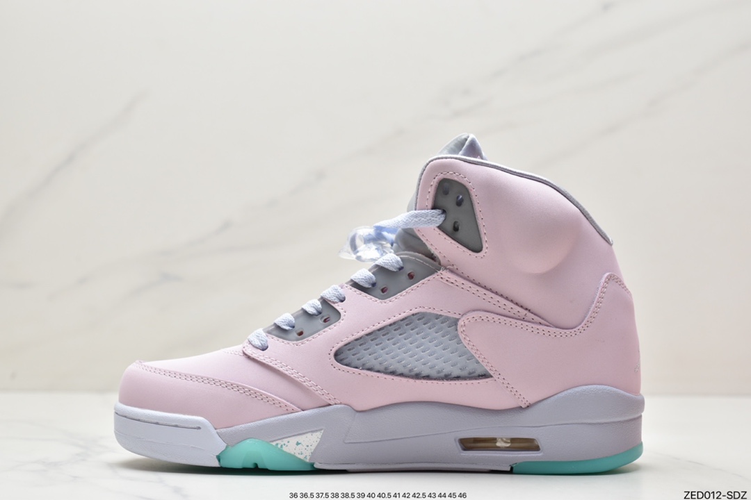 260 Air Jordan 5 ”Easter” 高帮 粉绿复活节 AJ5 乔丹5代 DV0562-600