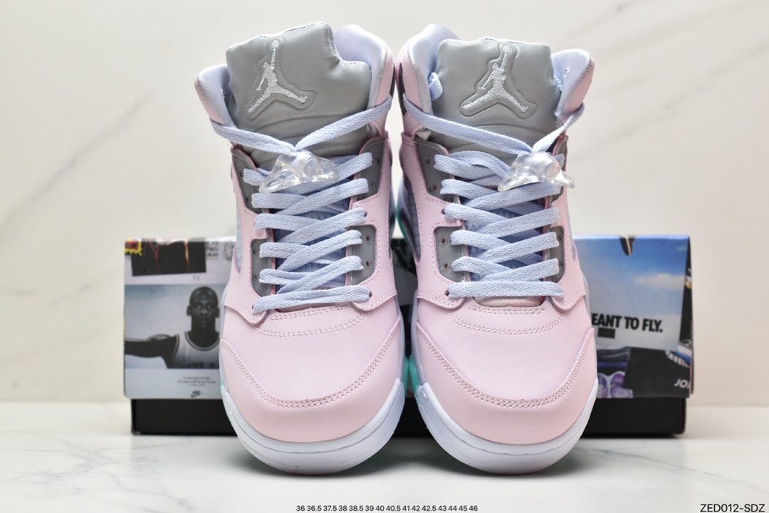 260 Air Jordan 5 ”Easter” 高帮 粉绿复活节 AJ5 乔丹5代 DV0562-600