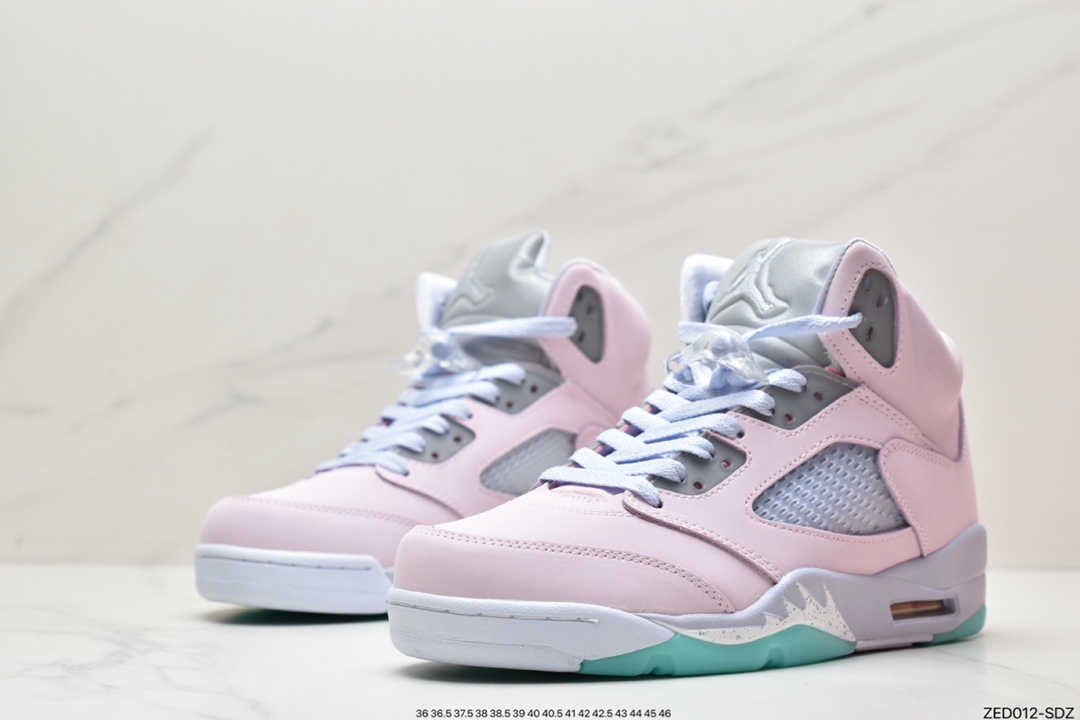 260 Air Jordan 5 ”Easter” 高帮 粉绿复活节 AJ5 乔丹5代 DV0562-600