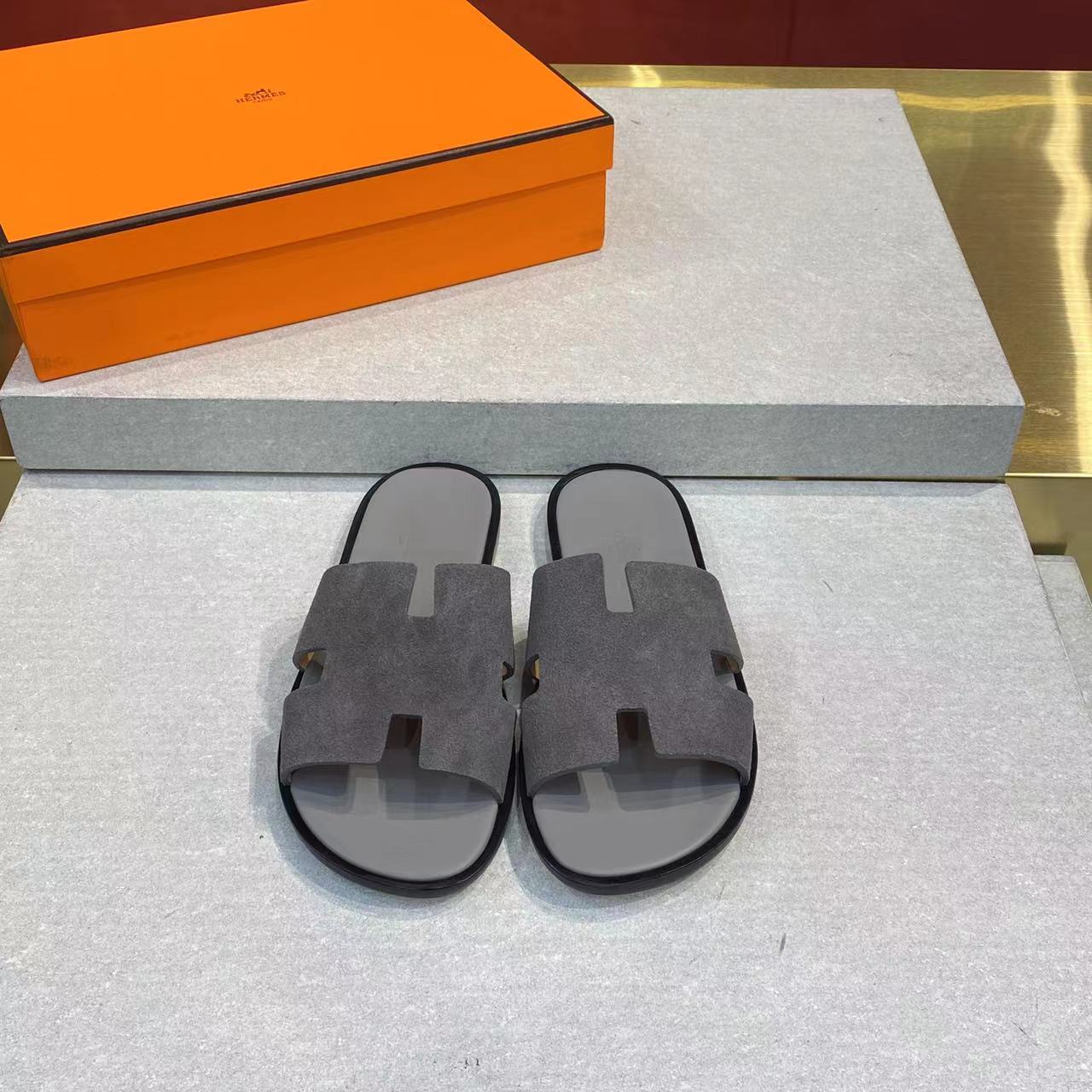 Hermès Herme℃愛玛士 万年 男士 H拖鞋