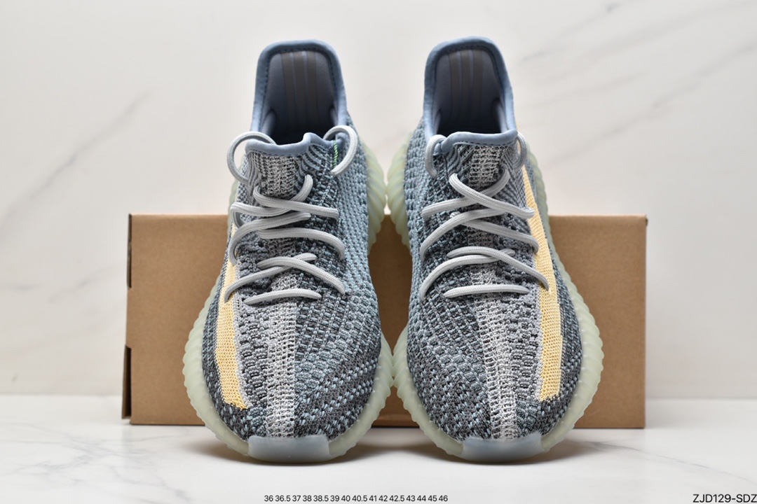 Adidas Yeezy 350 Boost V2 ”Ash Blue” Washed Denim Blue GY7657