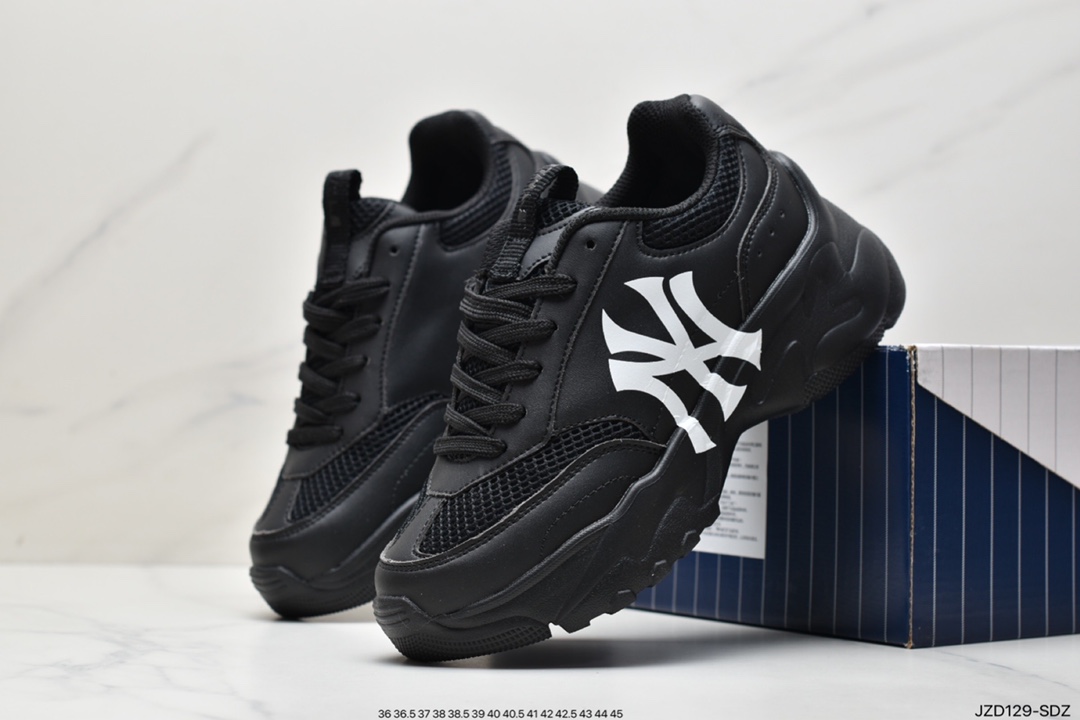 ”Korea Korea Limited, NY USA Rugby Yankees x MLB Bigball Chukky Lite Lite Thick Sole Daddy Thick Sole Casual Sports Jogging Shoes”