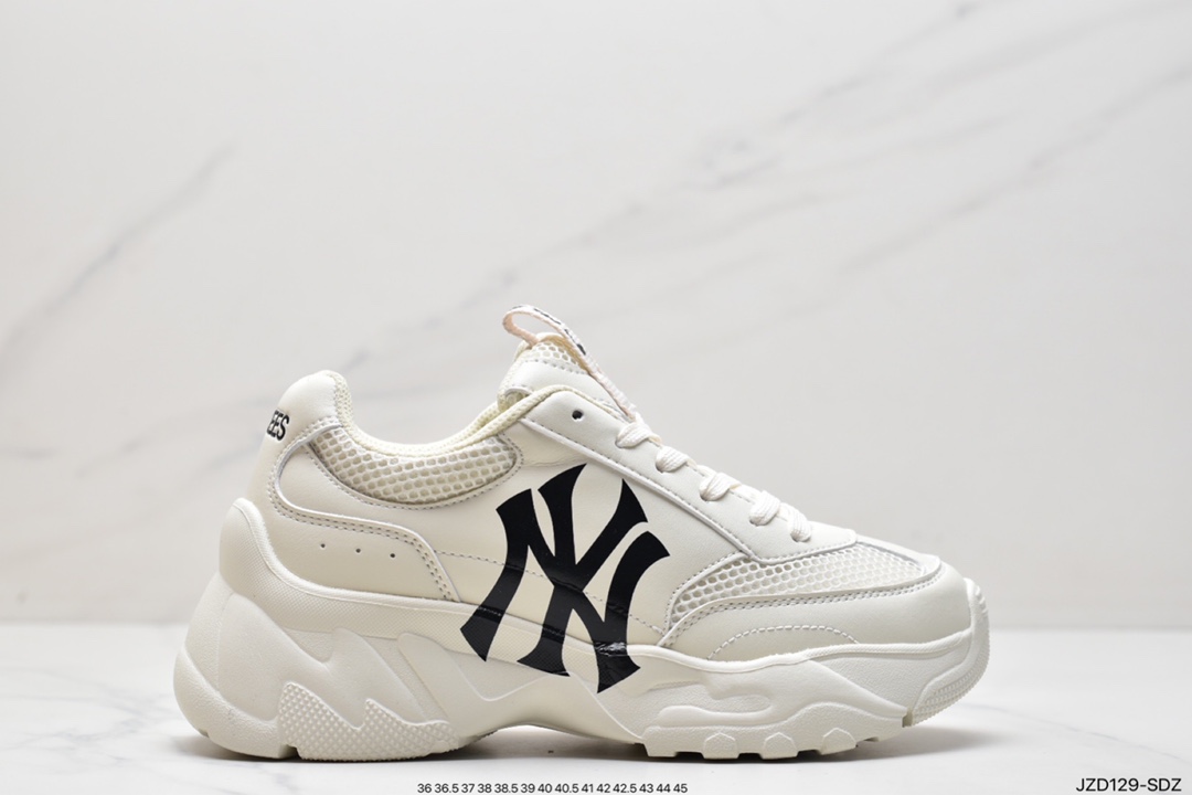 ”Korea Korea Limited, NY USA Rugby Yankees x MLB Bigball Chukky Lite Lite Thick Sole Daddy Thick Sole Casual Sports Jogging Shoes”